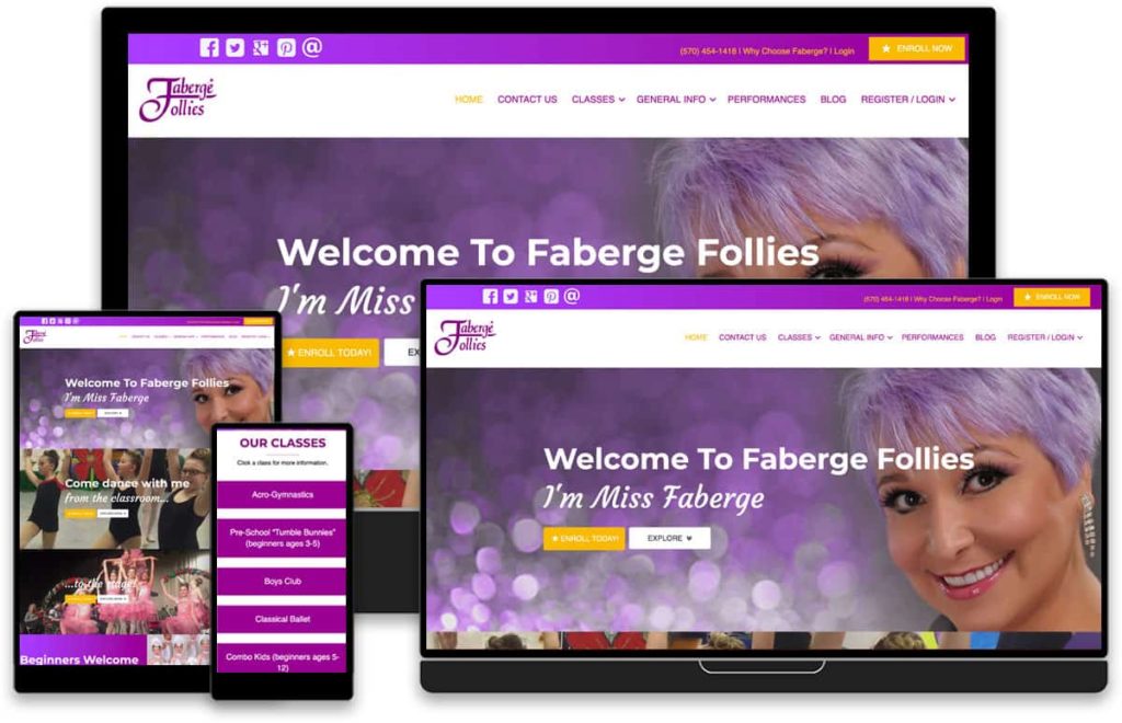 dance-studio-website-design